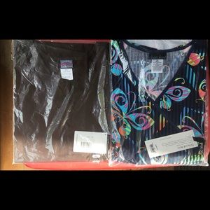 NWT 2 4x Cherokee scrub tops